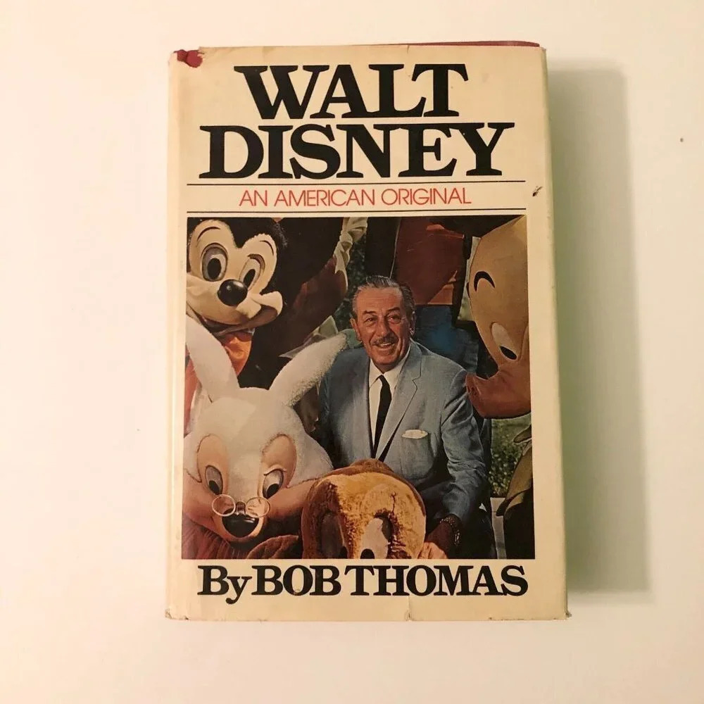 Vintage 1976 Bob Thomas Walt Disney  An American Original Hardcover DJ